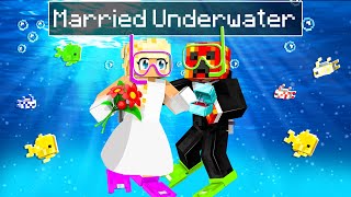 Preston and I got MARRIED UNDERWATER In Minecraft!