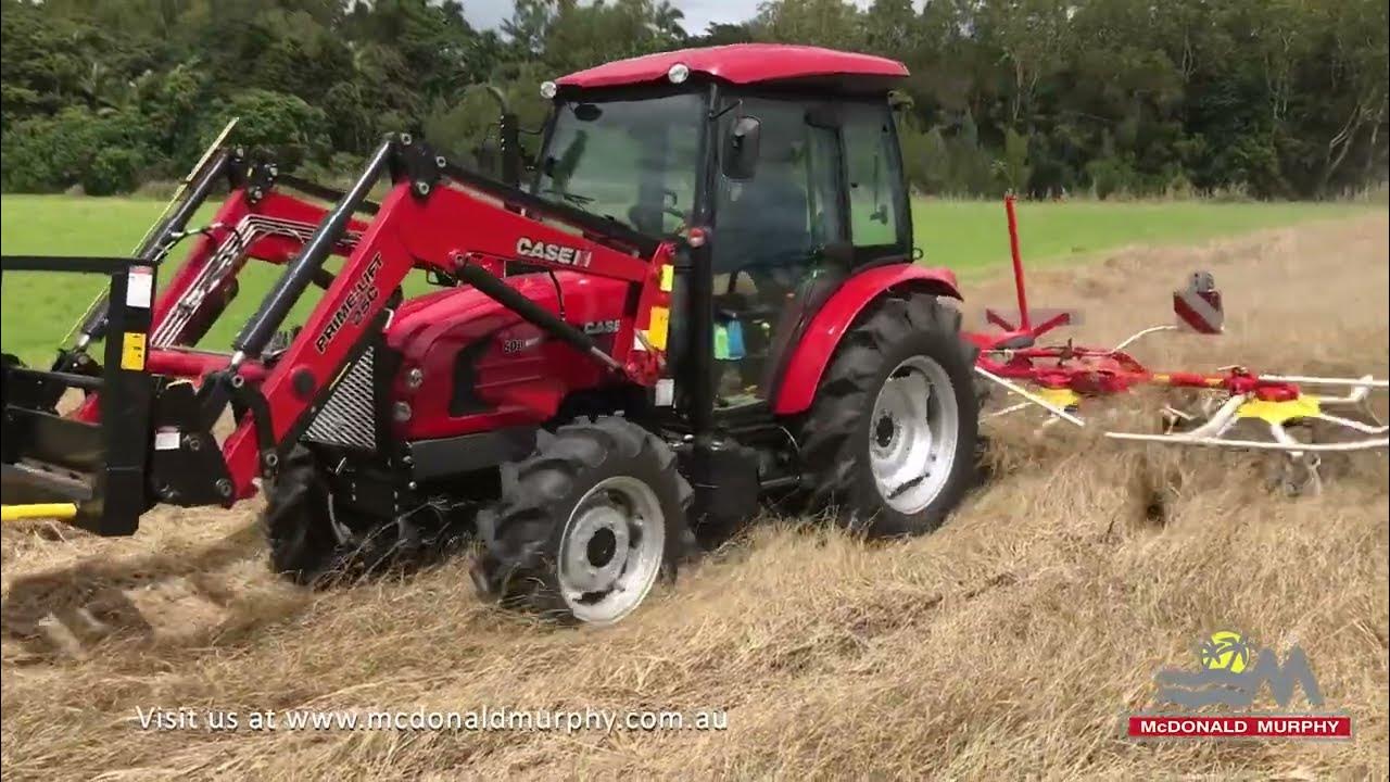 Case IH Farmall 60B with Pottinger HIT4.54 Tedder YouTube