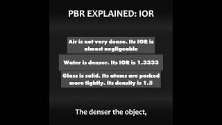 Index of Refraction: PBR explained #blender #pbr #tutorial #unity #unrealengine