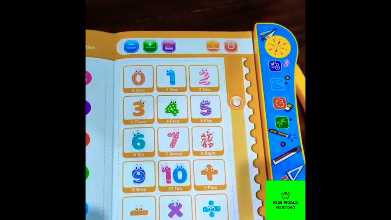 Counting with learning book, kids Learning book