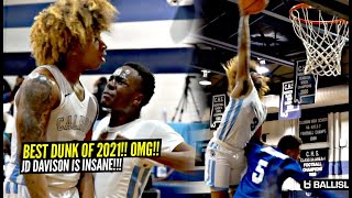 Jd Davison Throws Down Best Dunk Of 2021 So Far Absolutely Demolishes Defender & Turns Up