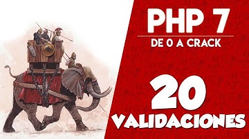 20.-Validaciones en PHP