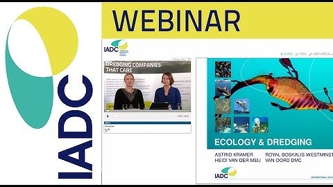 Dredging: Webinar - Ecology and Dredging (IADC)