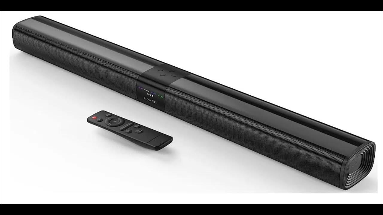 RIOWOIS Sound Bars for TV with Bluetooth and HDMIARC/Optical/AUX
