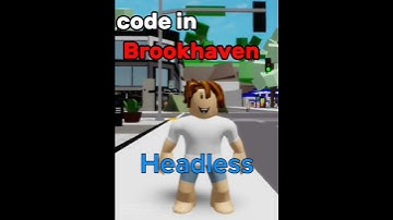 👻 "How to Get HEADLESS in Brookhaven for FREE! (Real Code)" #roblox #headless #sguidgame #shorts