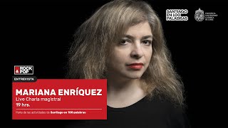 Charla Magistral Mariana Enriquez