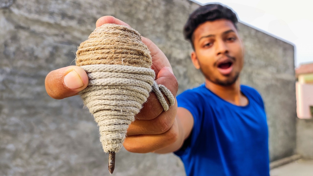 Rassi Ka Lattu - Indian Traditional Toys || Rassi Spinning Top - YouTube