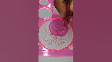 What does this pattern resemble? Magic ruler small ruler , big wisdom #2024 #shorts #spirograph