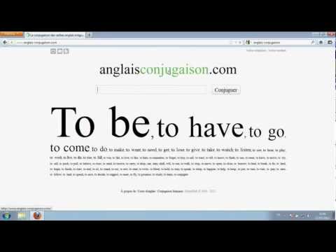 English verb conjugation | Anglais-Conjugaison.com