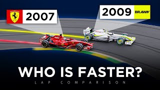 Is Ferrari 2007 FASTER than Brawn GP? | 3D Analysis by Formula Addict 30,511 views 7 months ago 2 minutes, 56 seconds