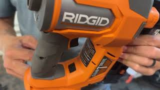 Ridgid 18 gauge Brushless Brad nailer