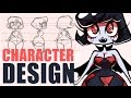 [DRAWING A VAMPIRE BABE] How to Design Cute Characters