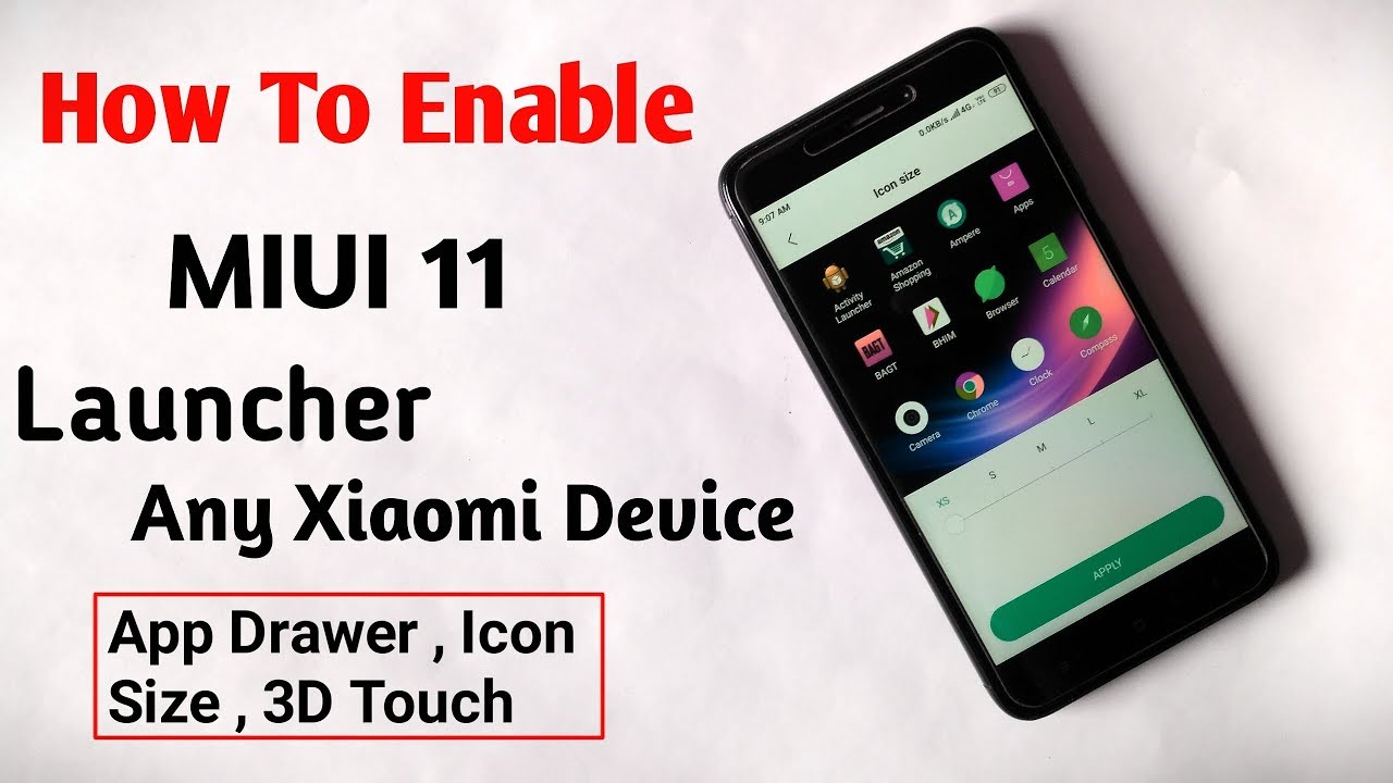 How To Install MIUI 11 App Drawer Launcher In Any Xiaomi Devices | No Root
