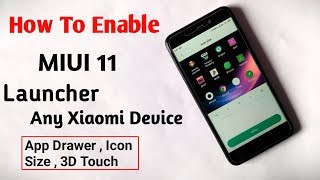 How To Install MIUI 11 App Drawer Launcher In Any Xiaomi Devices | No Root screenshot 2
