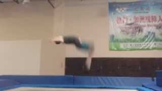 First double layouts on trampoline