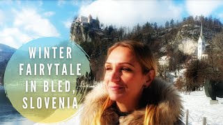 Winter fairytale in Bled, Slovenia