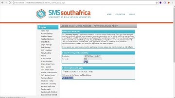 How to Apply for a Short Code (5 Digits) & Keyword | SMS South Africa (Legacy)