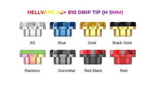 Elevate Your Vaping Experience with HELLVAPE AG+ 810 Drip Tip | Best Online Vape Store | Vapedna