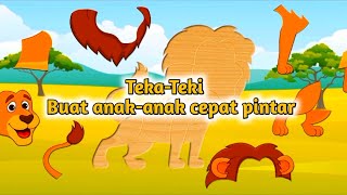 Teka-teki bongkar pasang gambar hewan | Game edukasi anak-anak screenshot 2