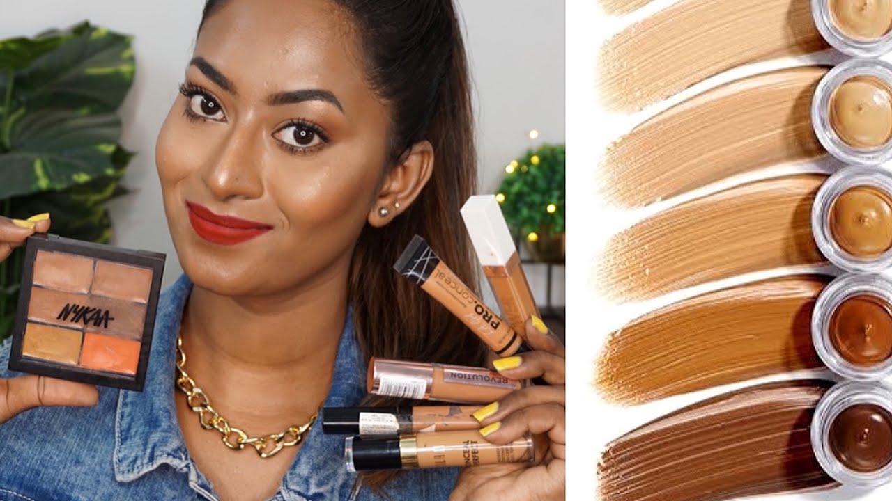 Best CONCEALERS for DUSKY/DARK/BROWN INDIAN Skintones, Affordable  Concealers Available in India