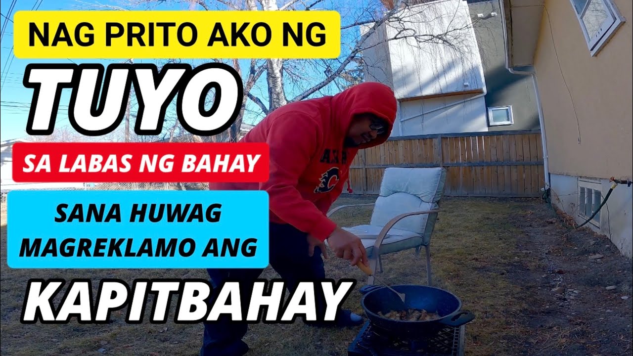 Nagluto ako ng tuyo baka magreklamo ang kapitbahay ko dito sa Canada