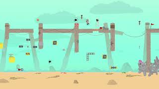 Ultimate Chicken Horse 2 animals vs. Giant tsunami!