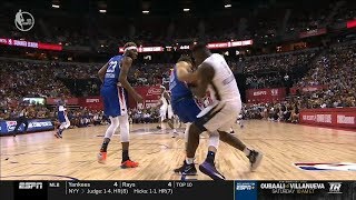 Zion Williamson Bullies Kevin Knox   Pelicans Vs Knicks   2019 Nba Summer League mp4 1