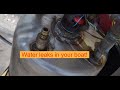 Water leaks in your boat! Where is the leak!