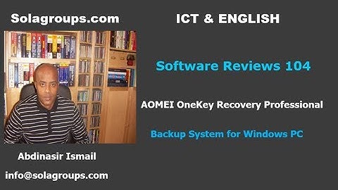 Software Reviews 104 AOMEI OneKey Recovery