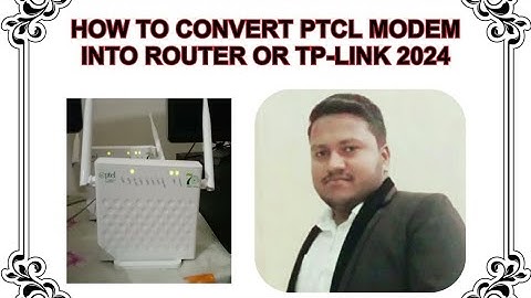 How To Convert Ptcl Modem Into Router TP-LINK Latest Video 2024