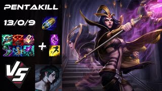 MID LeBlanc vs Hwei [PENTAKILL] - EU Challenger Patch 14.11