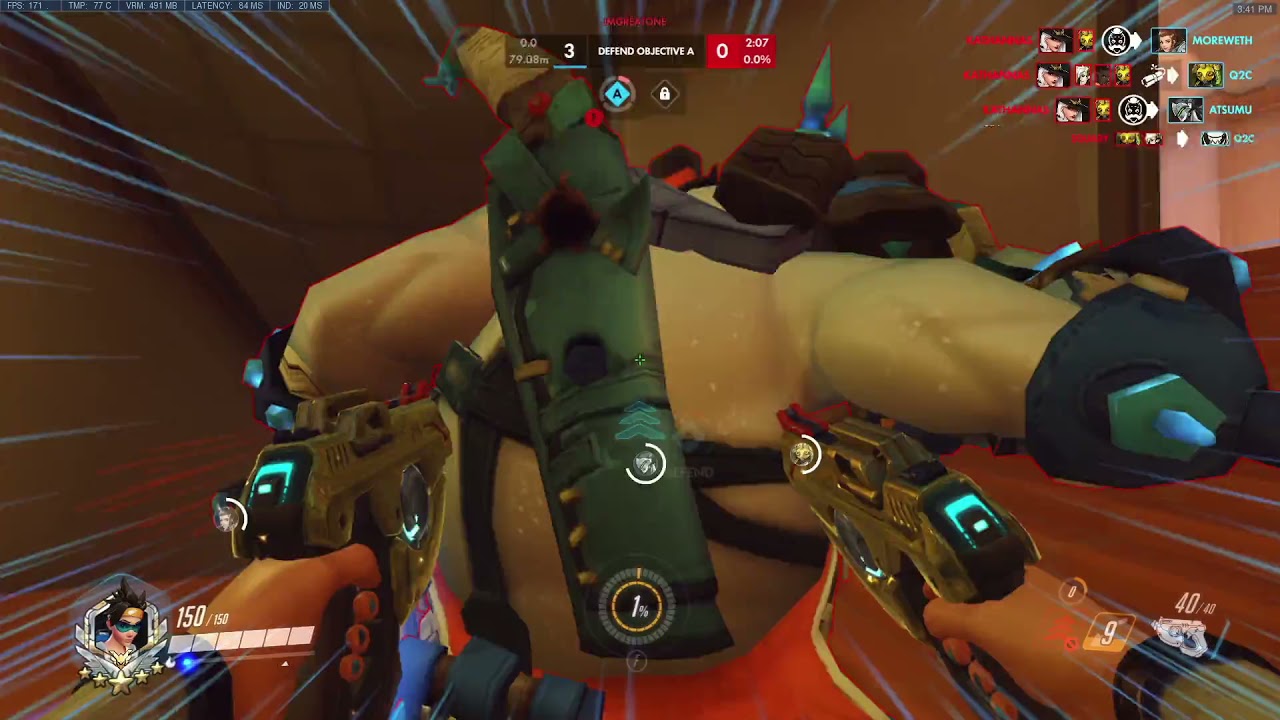 Overwatch Tracking God Kabaji Tryhard Gameplay As Soldier 76 & Tracer