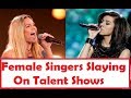 Female Singers Slaying High Notes On Talent Shows!!