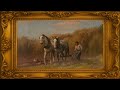 Rustic Horse Plowing Scene | 4K Vintage Art for Frame TV | Ambient Farm Landscape Wall Display