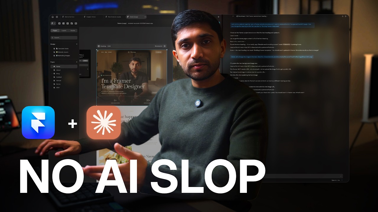 How To Build a Website with AI (Claude + Framer)