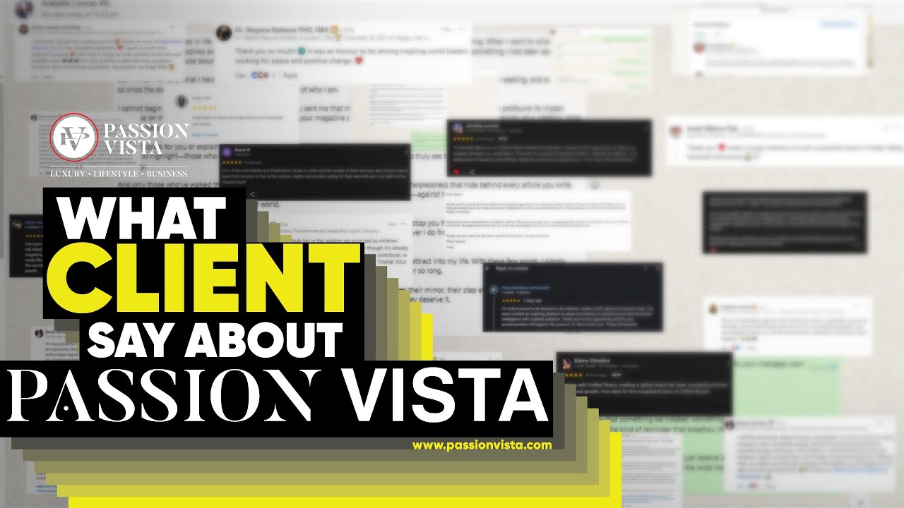 Real Stories. Real Impact. | The Passion Vista Experience
