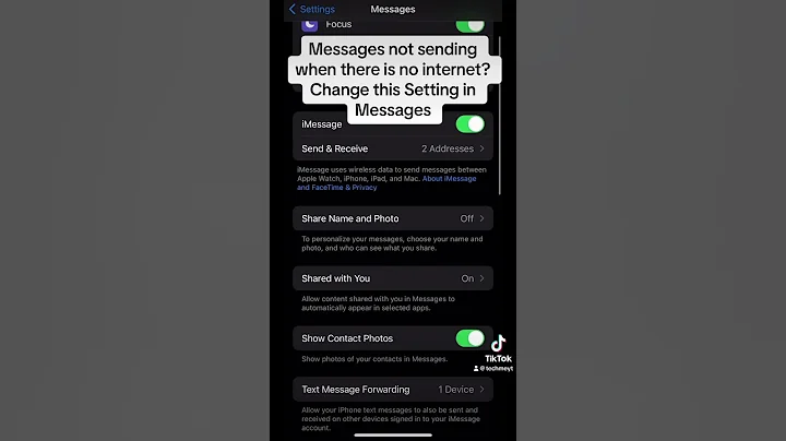 Messages not sending iPhone #iphone #ios #imessage #iphonetips #iphonetipsandtricks