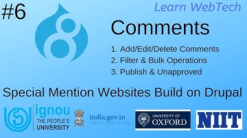 Drupal 8 comment in content navigation| What is comments in content navigation in drupal 8