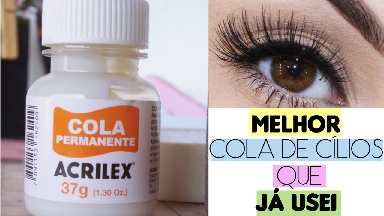 Melhor Cola Para Extensão De Cílios 2022 MELHOR COLA DE CÍLIOS QUE EU JÁ USEI POR : R$3,40 + DICAS - YouTube