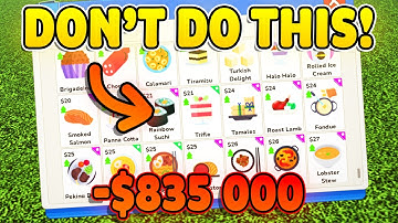 8 Mistakes RUINING Your Earnings in Restaurant Tycoon 3 - Roblox