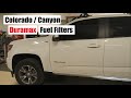 Colorado / Canyon 2.8L Duramax LWN Fuel Filter Replacement