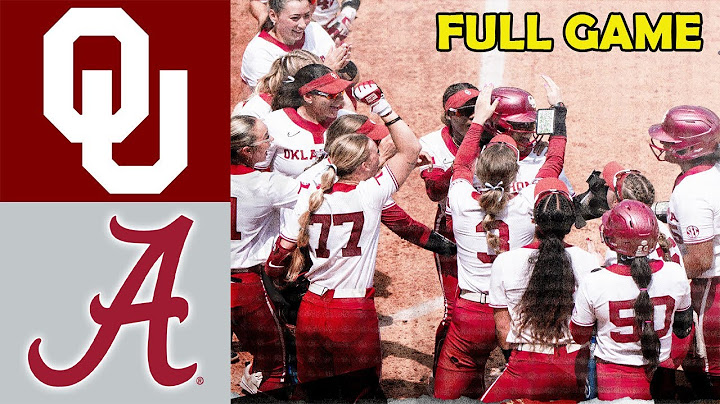 Oklahoma Sooners vs. Alabama Crimson Tide Full Game 1 Women's Softball | NCAA Softball 2025