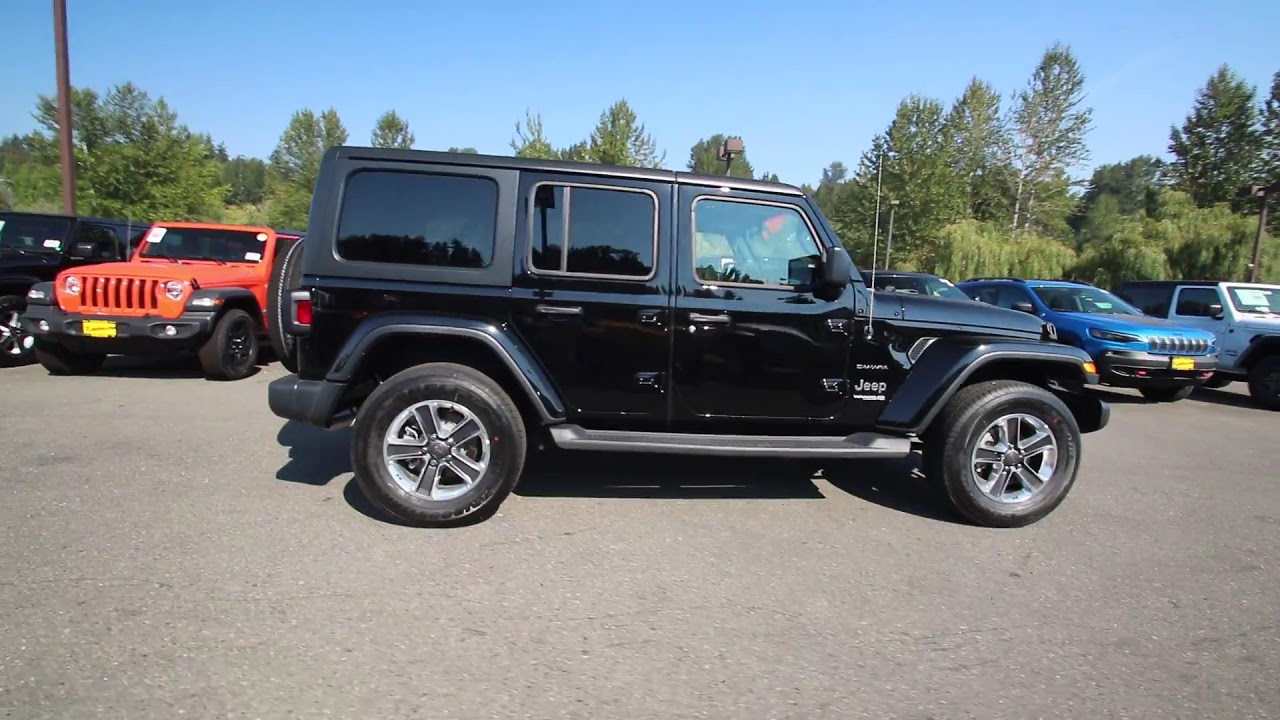 2018 Jeep Wrangler Unlimited Sahara 4x4 | Black | JW207848 | Redmond