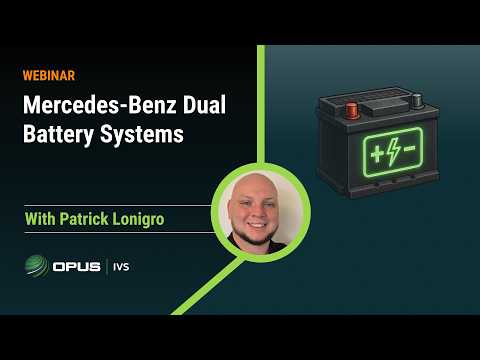 Mercedes-Benz Dual Battery Systems | Diagnostic Training with Patrick Lonigro