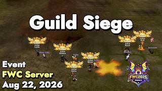 Guild Siege (Flyff World Championship) August 22, 2026 | Flyff Universe