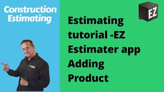 Estimate software training video for EZestimator estimating app screenshot 2