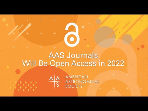 AAS Journals Will Be Open Access in 2022