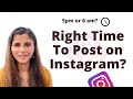 Best TIME to post on Instagram for more REACH &amp; FAST GROWTH 🚀 2021 | Hindi