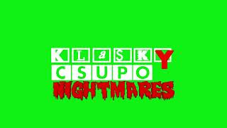 Klasky Csupo Nightmares Robot Logo 2023 Text Green Screen