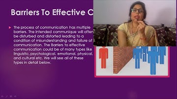 Barriers to Communication || Video Lecture || 01